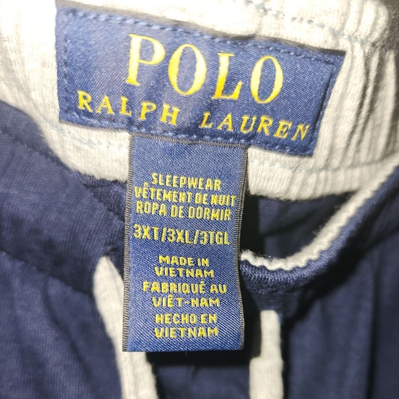 Men's Navy Polo by Ralph Lauren Sleep Pants. New Without Tags Size 3XL - Picture 3 of 4